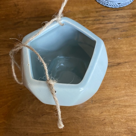 Hanging planter flower pot boho modern geometric - Picture 7 of 7